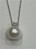 Collana Nimei Donna in Oro bianco Perla 0.04 Ct PCL1236 - PCL1236